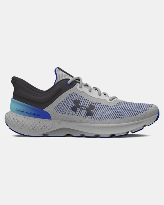Men's UA Charged Escape 4 Knit Running Shoes in Gray image number 0